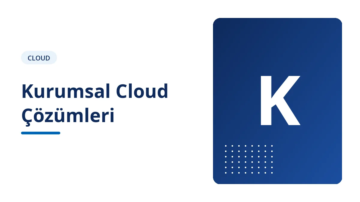 Kurumsal Cloud Çözümleri - Zegga Online