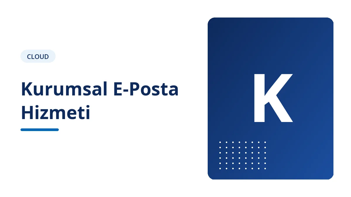 Kurumsal E-Posta Hizmeti - Zegga Online