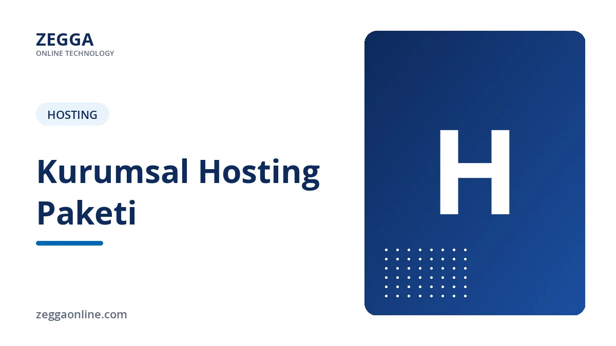 Kurumsal Hosting Paketi