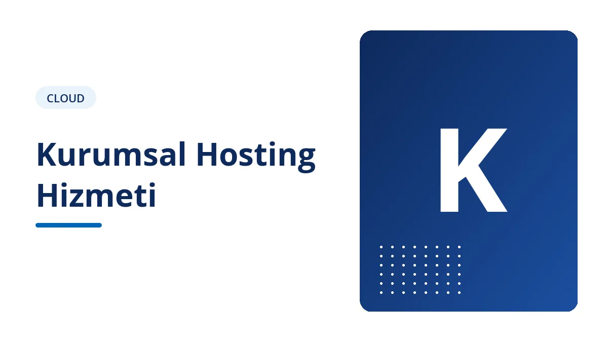 Kurumsal Hosting Hizmeti - Zegga Online