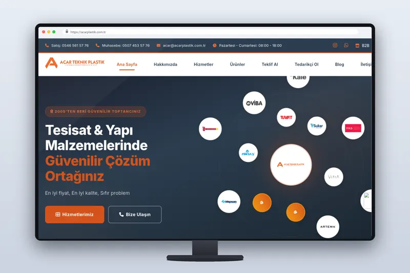 acarplastik web sitesi - Zegga Online referansı