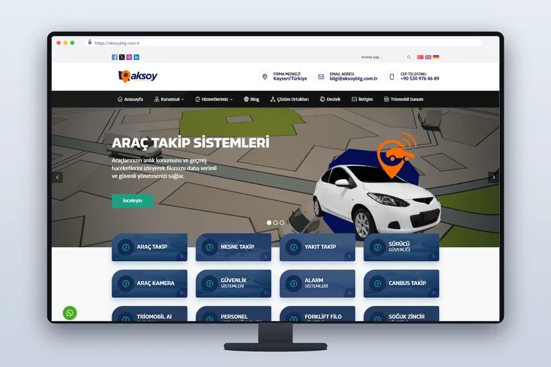 aksoybtg web sitesi - Zegga Online referansı