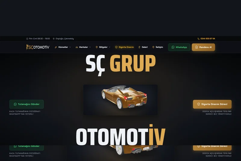 cekmekoyotoservis web sitesi - Zegga Online referansı
