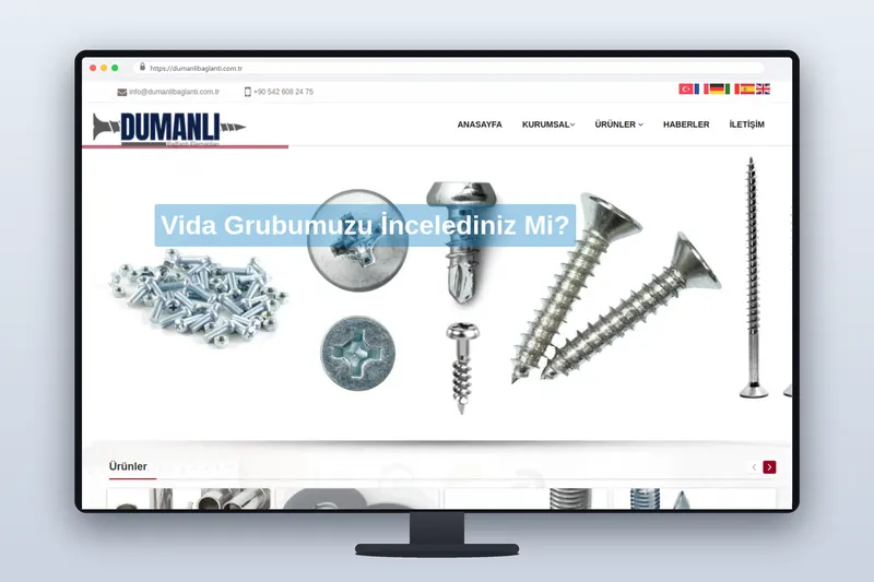 dumanlibaglanti web sitesi - Zegga Online referansı