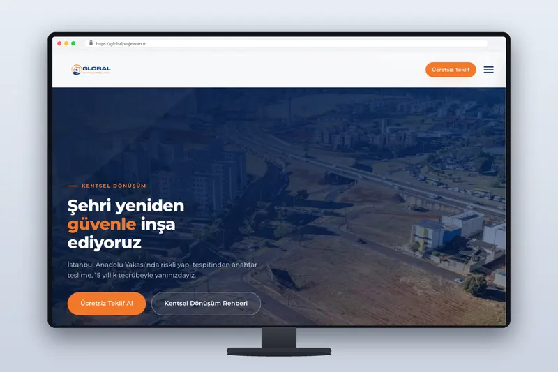globalproje web sitesi - Zegga Online referansı