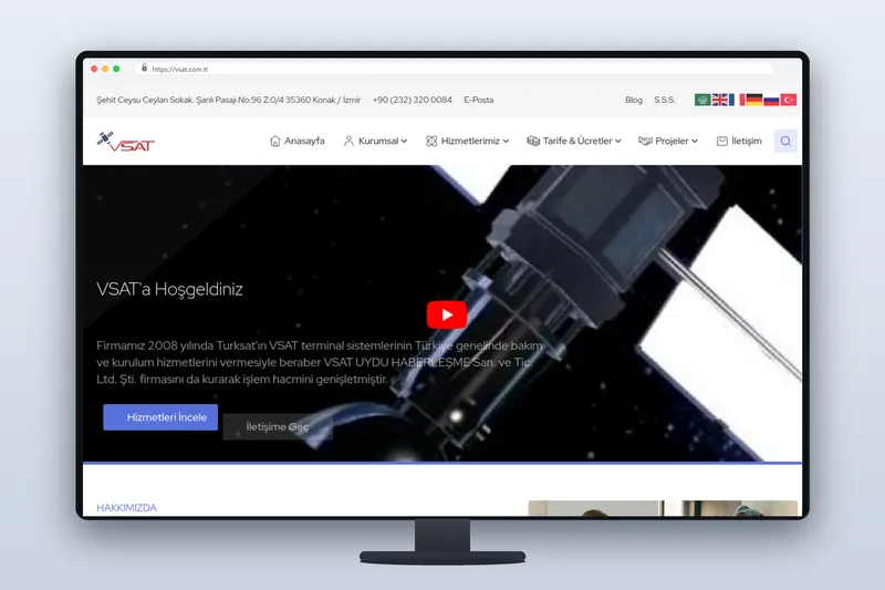 vsat web sitesi - Zegga Online referansı