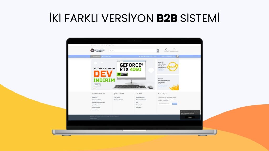 B2B E-Ticaret Yazılımı